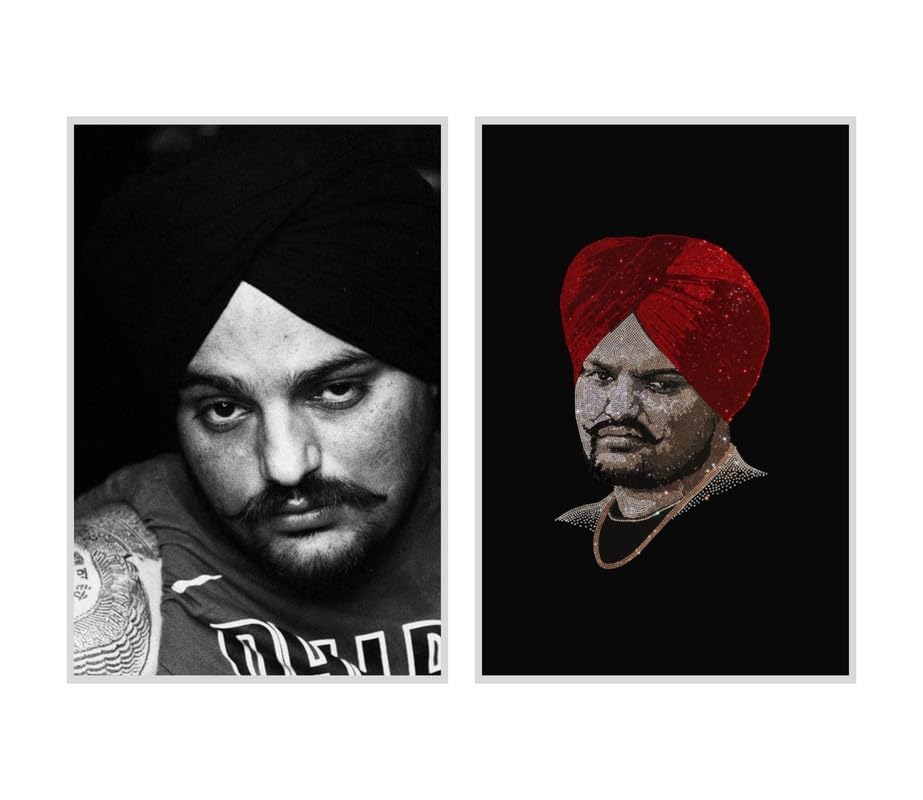 ゅぅページ Sidhu Moose Wala Poster, Size - 12 X 18 inches, Paper Thickness